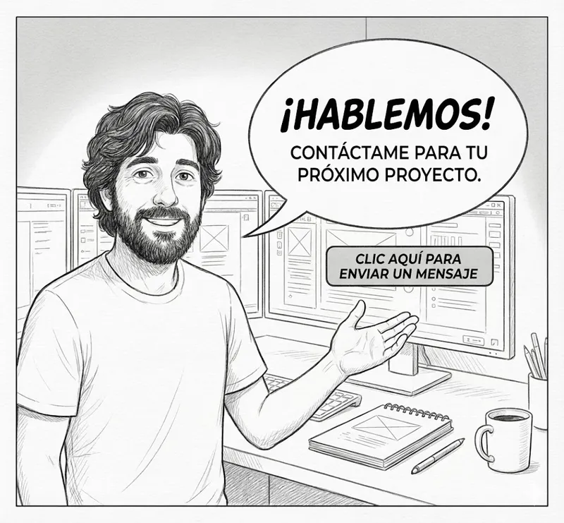 Espacio de trabajo minimalista y creativo